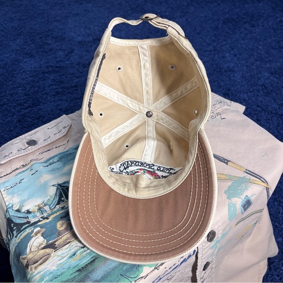 ‼️SOLD‼️ Vintage Polo Ralph Lauren Cap Hat Cut Throat Trout - Picture 8 of 11